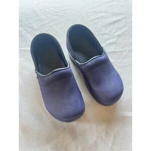 Dansko Kids Professional Blue Clogs Shoes EU 29 (11-11.5) Slip On Comfort